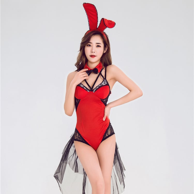 Red bunny sexy Halloween costume