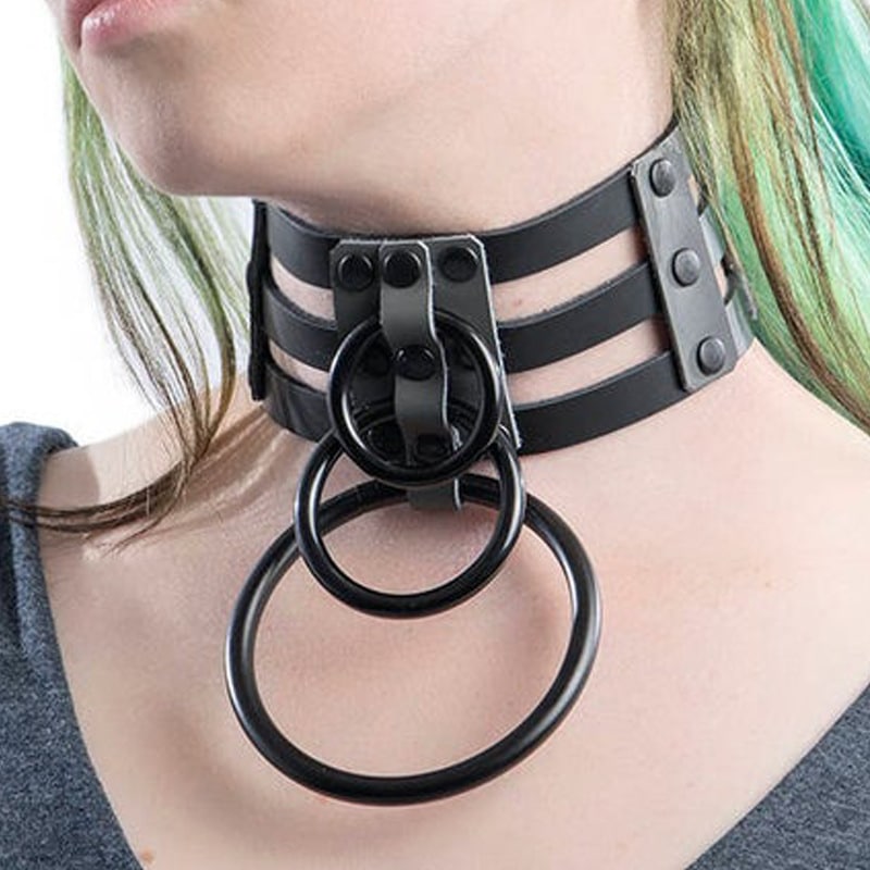 Full Neck Soft Leather Collar