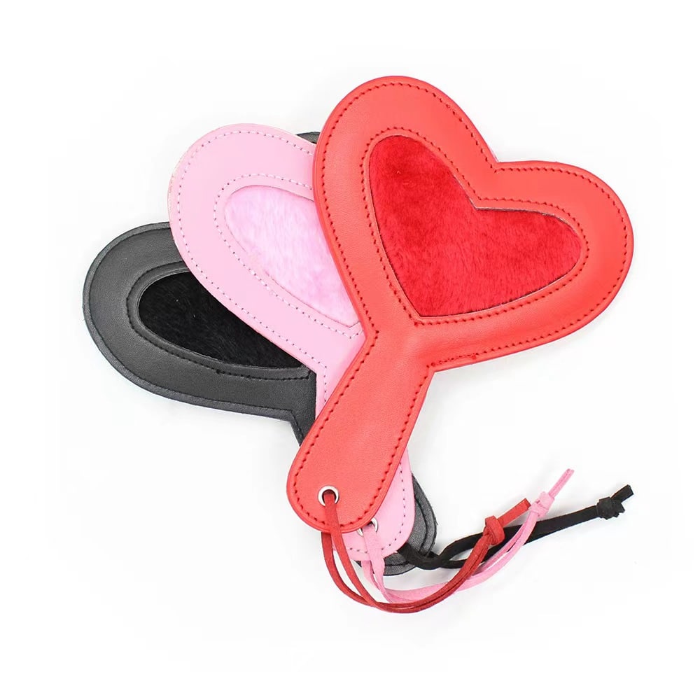 Heart Shaped Spanking Paddle Set