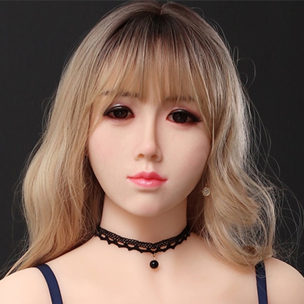 sex doll silicone head wig