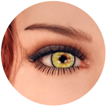 Yellow eyes sex doll