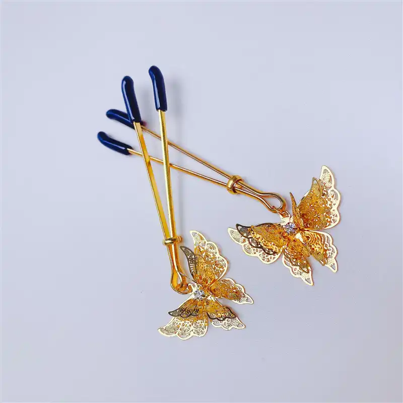 Golden Butterfly Nipple Jewelry
